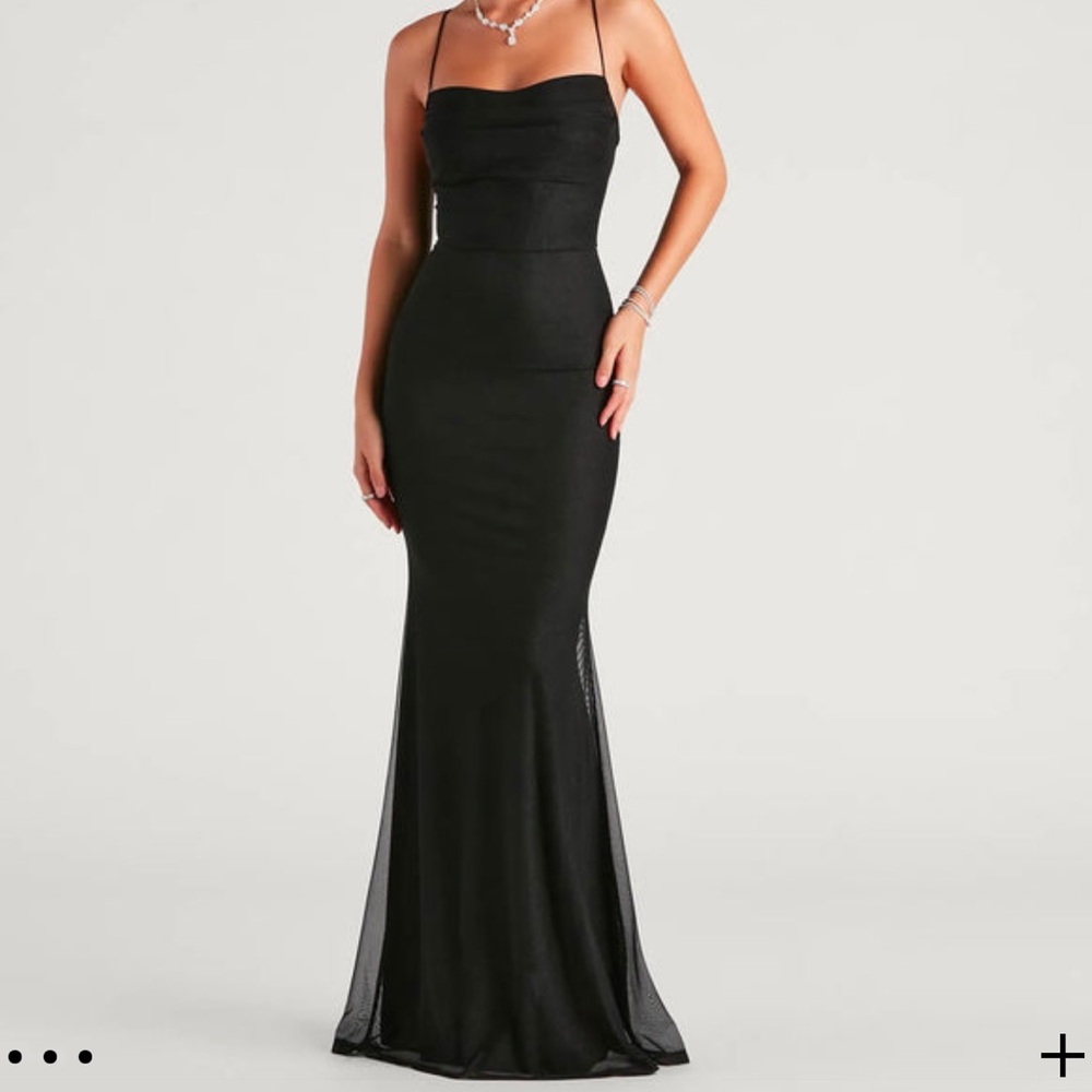 BLACK SPARKLY DRESS